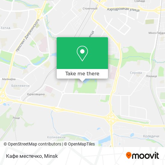 Кафе местечко map
