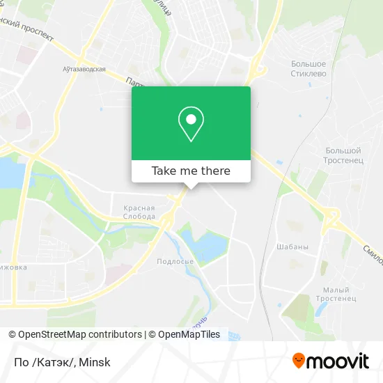 По /Катэк/ map