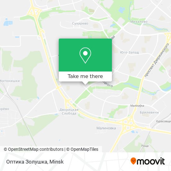 Оптика Золушка map