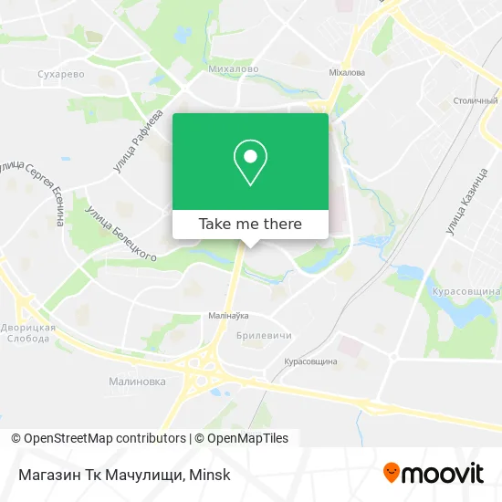 Магазин Тк Мачулищи map