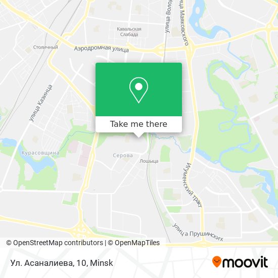 Ул. Асаналиева, 10 map