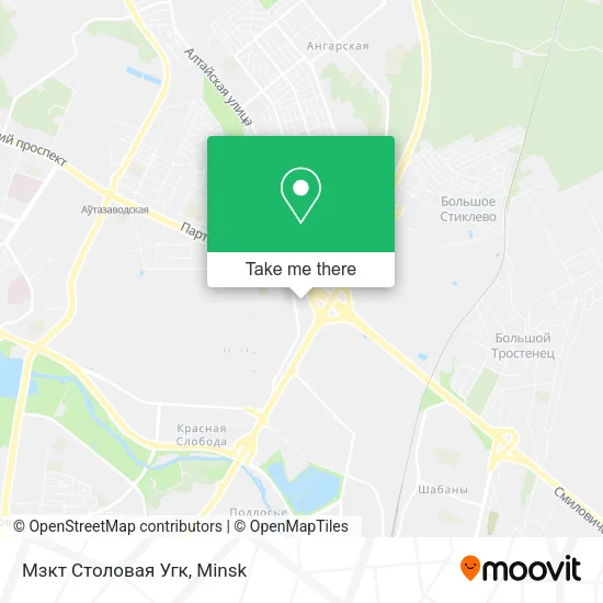 Мзкт Столовая Угк map