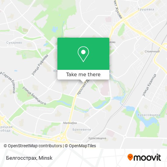 Белгосстрах map