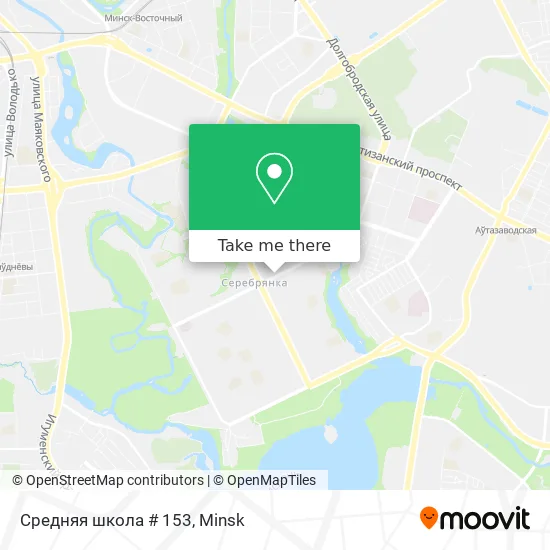 Средняя школа # 153 map