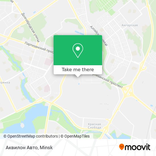 Аквилон Авто map