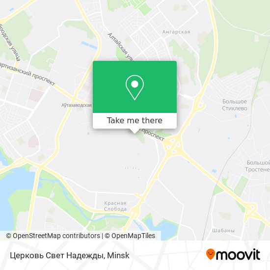 Церковь Свет Надежды map