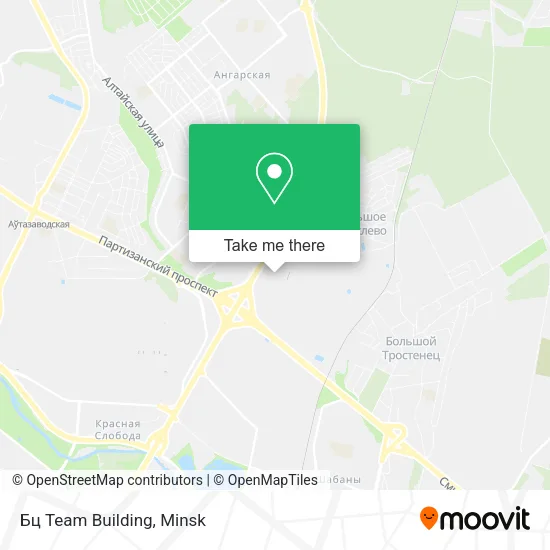 Бц Team Building map