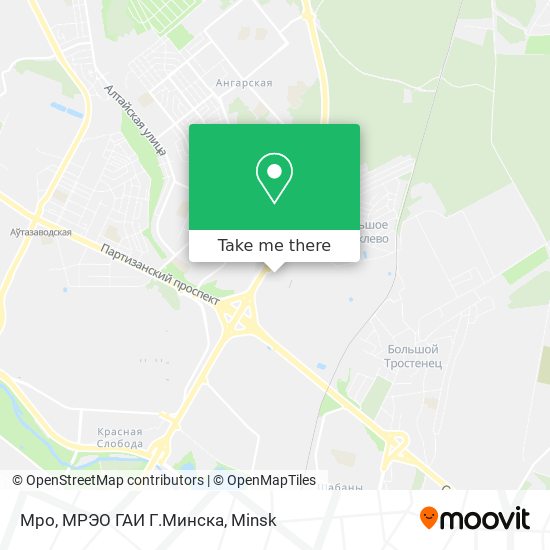 Мро, МРЭО ГАИ Г.Минска map