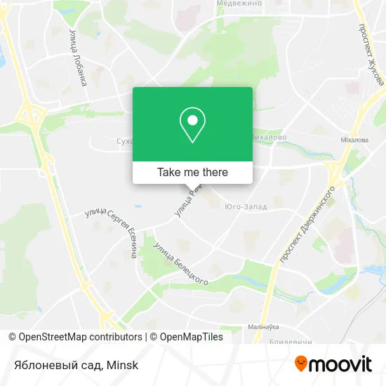 Яблоневый сад map