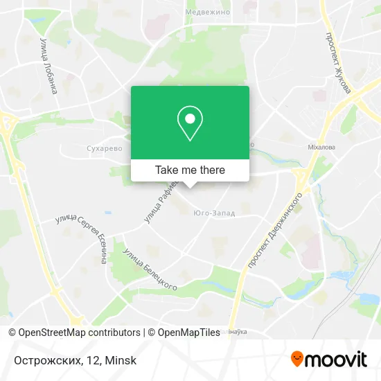 Острожских, 12 map