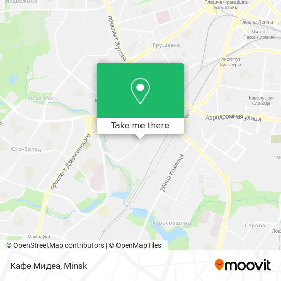 Кафе Мидеа map