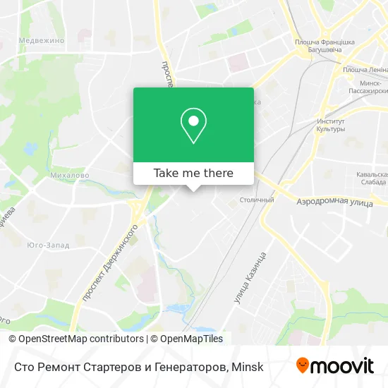 Сто Ремонт Стартеров и Генераторов map