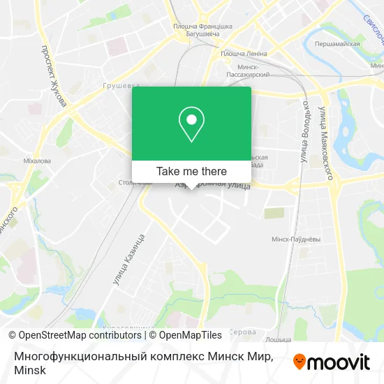 Многофункциональный комплекс Минск Мир map