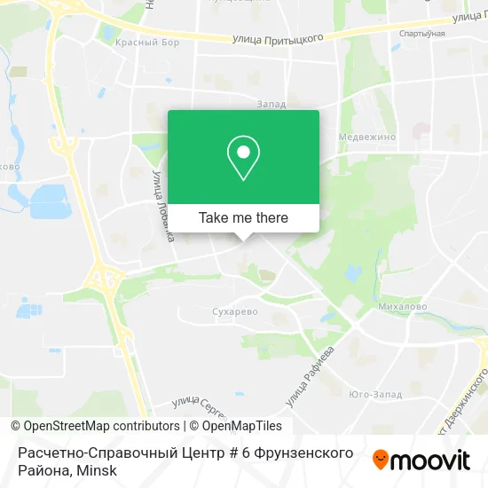 Расчетно-Справочный Центр # 6 Фрунзенского Района map