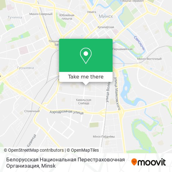 Белорусская Национальная Перестраховочная Организация map