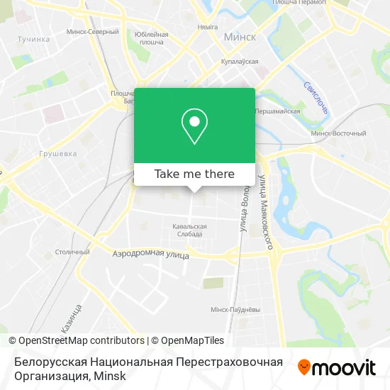 Белорусская Национальная Перестраховочная Организация map