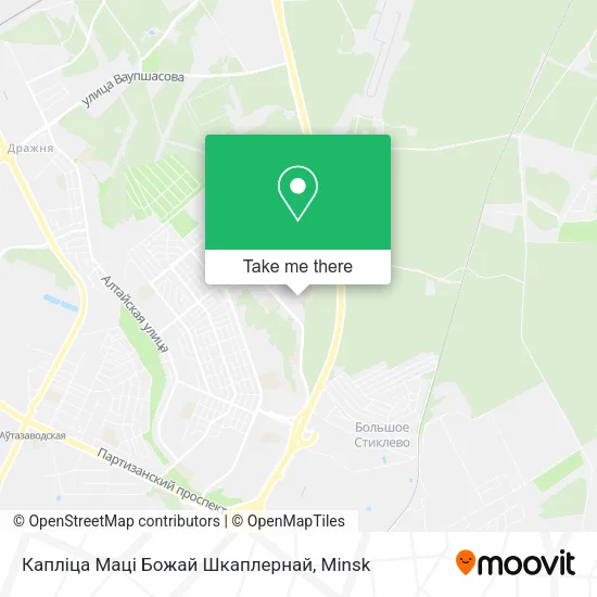 Каплiца Мацi Божай Шкаплернай map