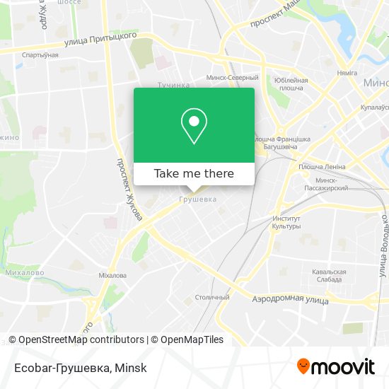 Ecobar-Грушевка map