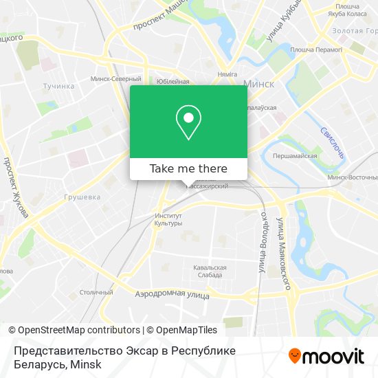 Представительство Эксар в Республике Беларусь map