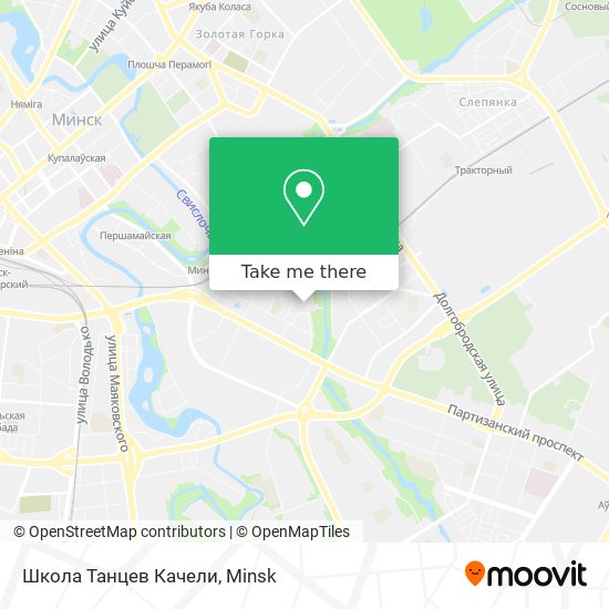 Школа Танцев Качели map