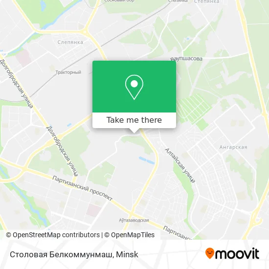 Столовая Белкоммунмаш map