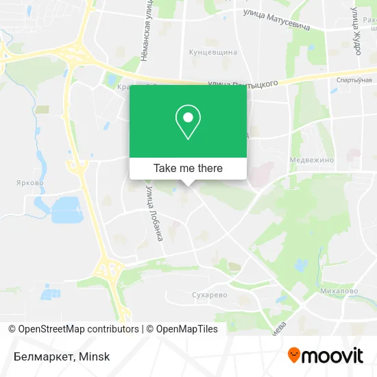 Белмаркет map
