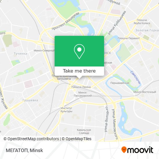 МЕГАТОП map