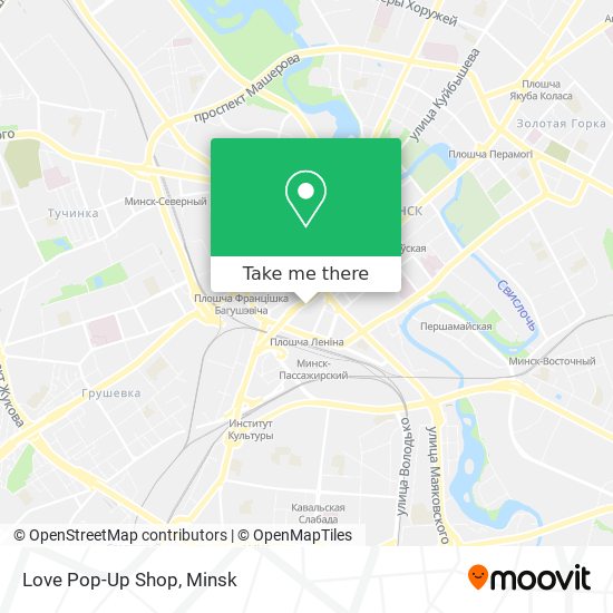 Love Pop-Up Shop map
