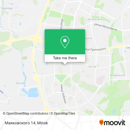 Маяковского 14 map