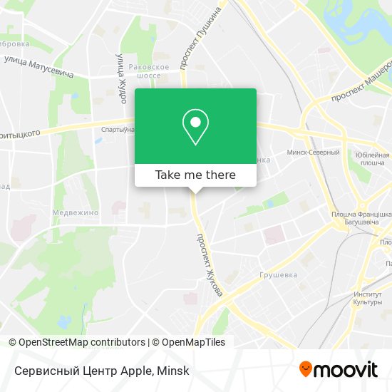 Сервисный Центр Apple map