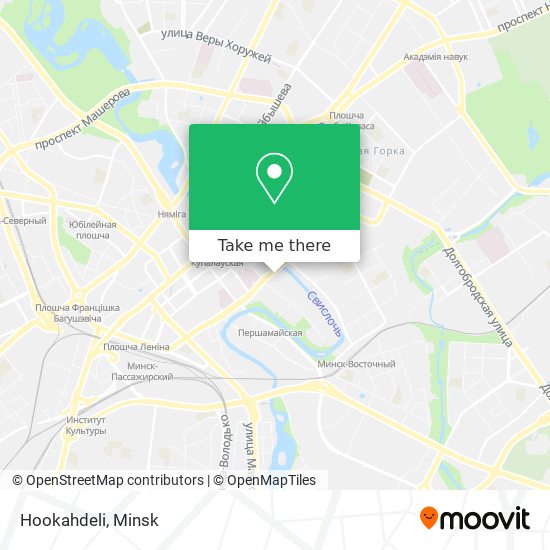 Hookahdeli map