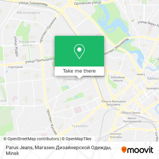 Parus Jeans, Магазин Дизайнерской Одежды map