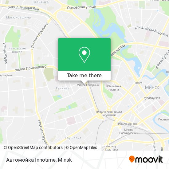 Автомойка Innotime map