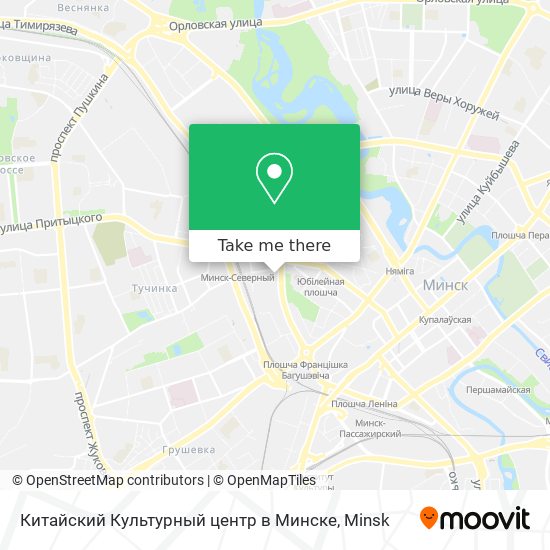 Китайский Культурный центр в Минске map