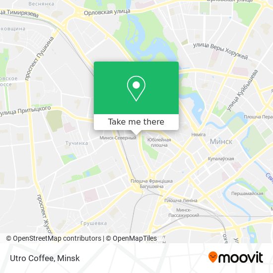 Utro Coffee map