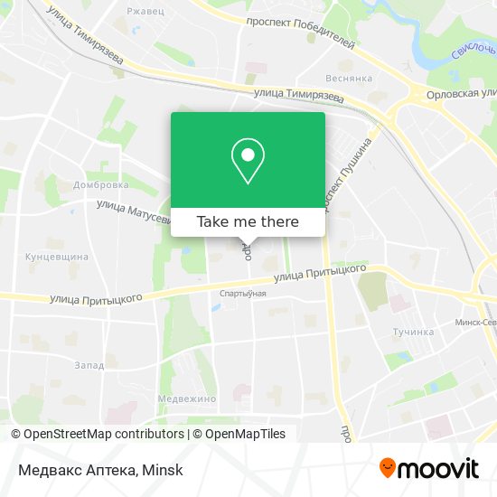Медвакс Аптека map