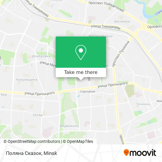 Поляна Сказок map