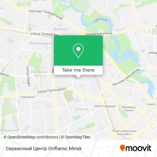 Сервисный Центр Oriflame map