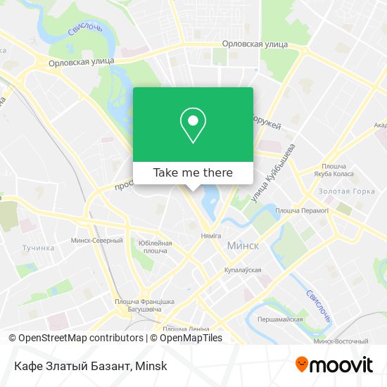 Кафе Златый Базант map