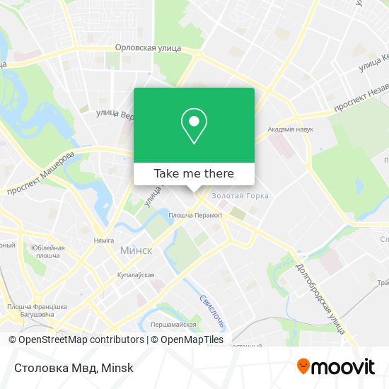 Столовка Мвд map