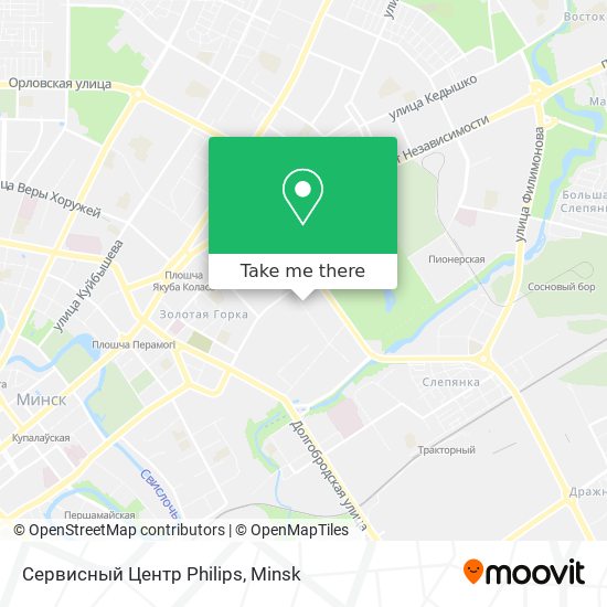 Сервисный Центр Philips map