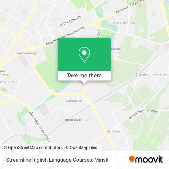 Streamline Inglish Language Courses map