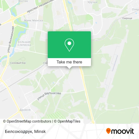 Белсоюздрук map