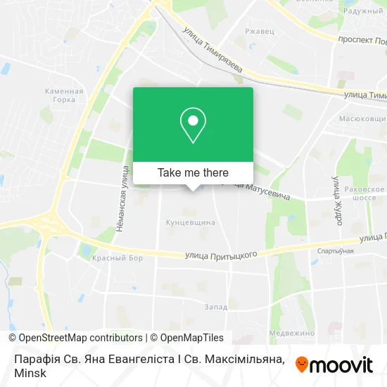 Парафія Св. Яна Евангеліста І Св. Максімільяна map