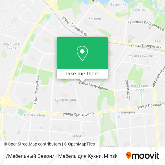 /Мебельный Сезон/ - Мебель для Кухни map