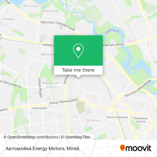 Автомойка Energy Motors map
