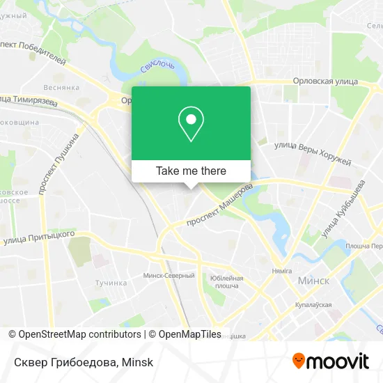 Сквер Грибоедова map