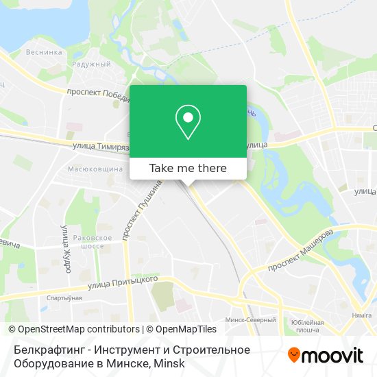 Белкрафтинг - Инструмент и Строительное Оборудование в Минске map