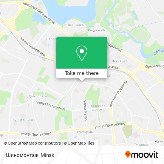 Шиномонтаж map