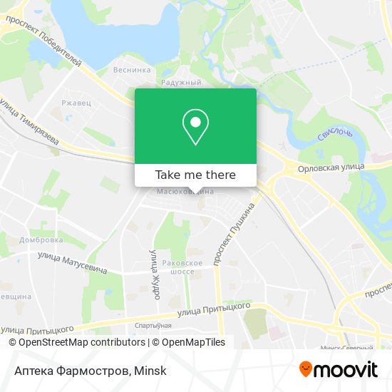 Аптека Фармостров map